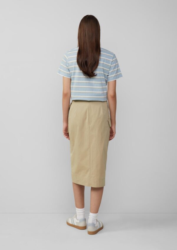 Midirock in Wickel-Optik mit Cargotasche