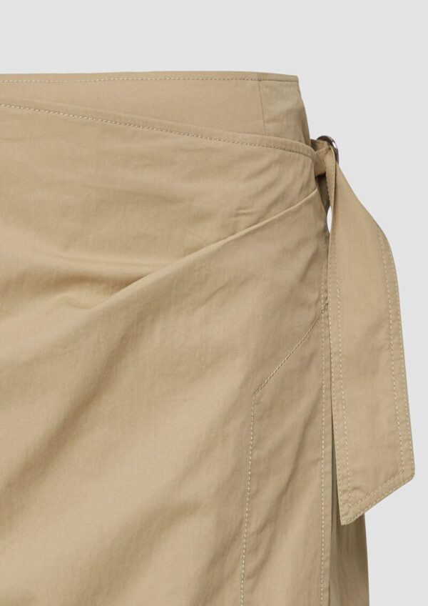 Midirock in Wickel-Optik mit Cargotasche