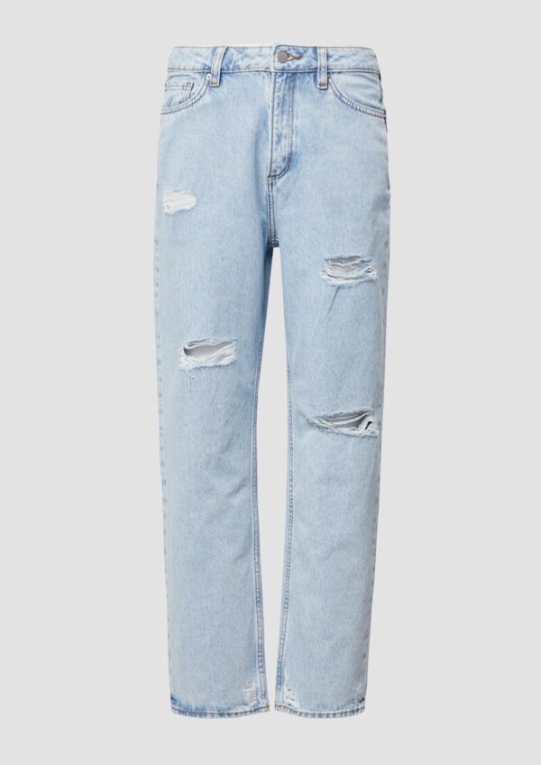 Ankle-Jeans Tizie / Slim Fit / High Rise / Tapered Leg / Destroyed Details