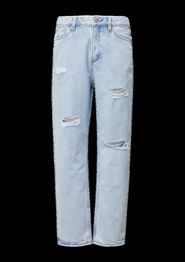 Ankle-Jeans Tizie / Slim Fit / High Rise / Tapered Leg / Destroyed Details