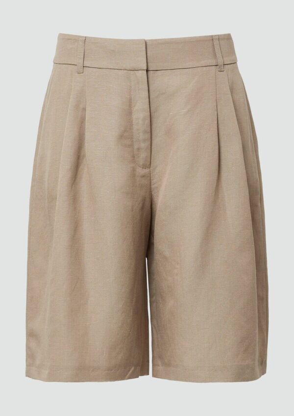 Bermuda aus Leinenmix