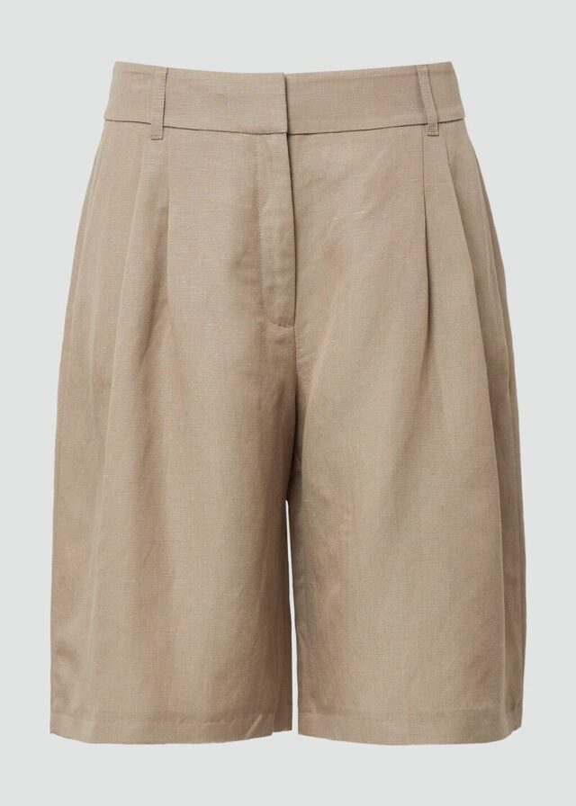 Bermuda aus Leinenmix