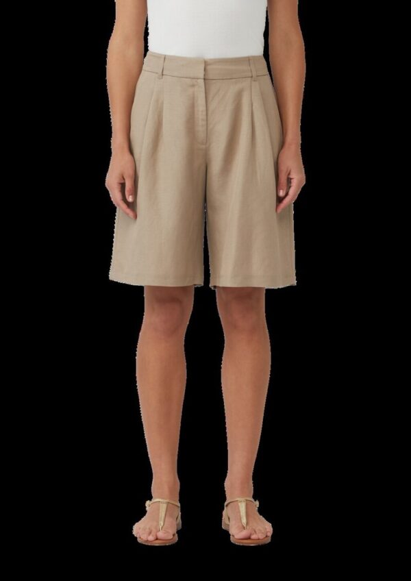 Bermuda aus Leinenmix