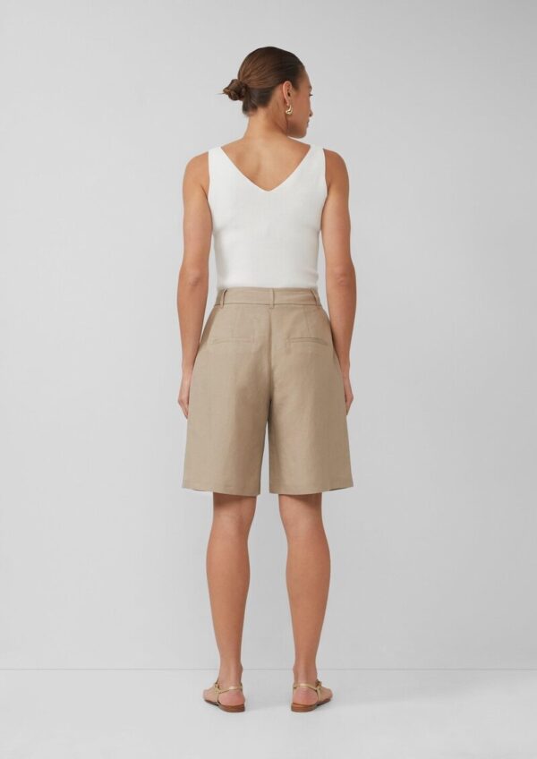 Bermuda aus Leinenmix