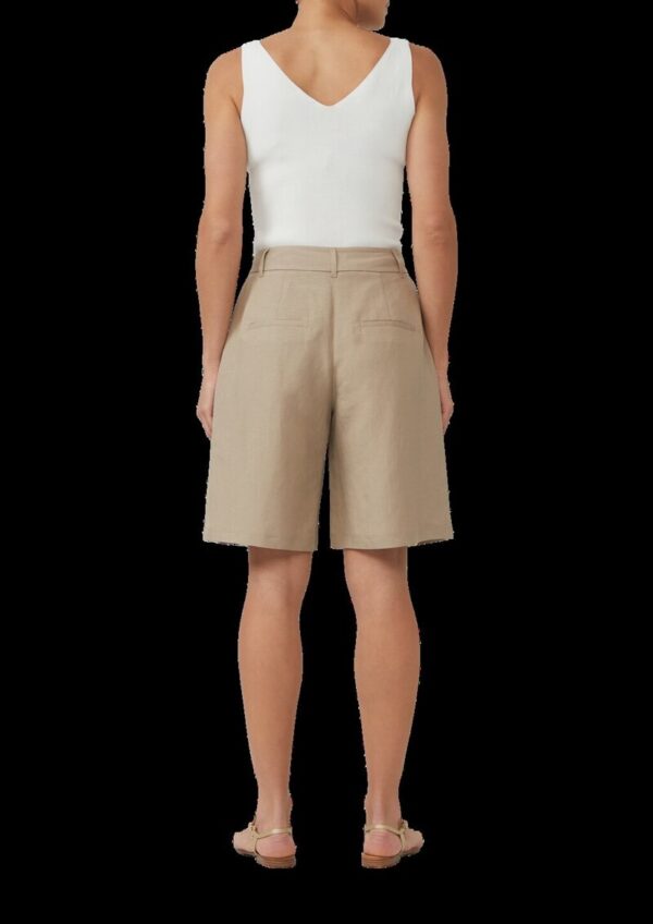Bermuda aus Leinenmix