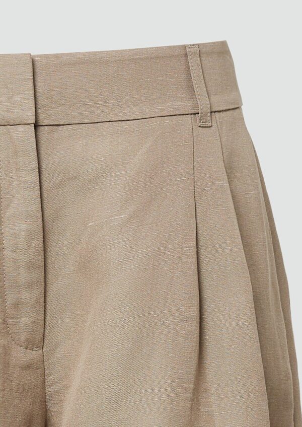 Bermuda aus Leinenmix