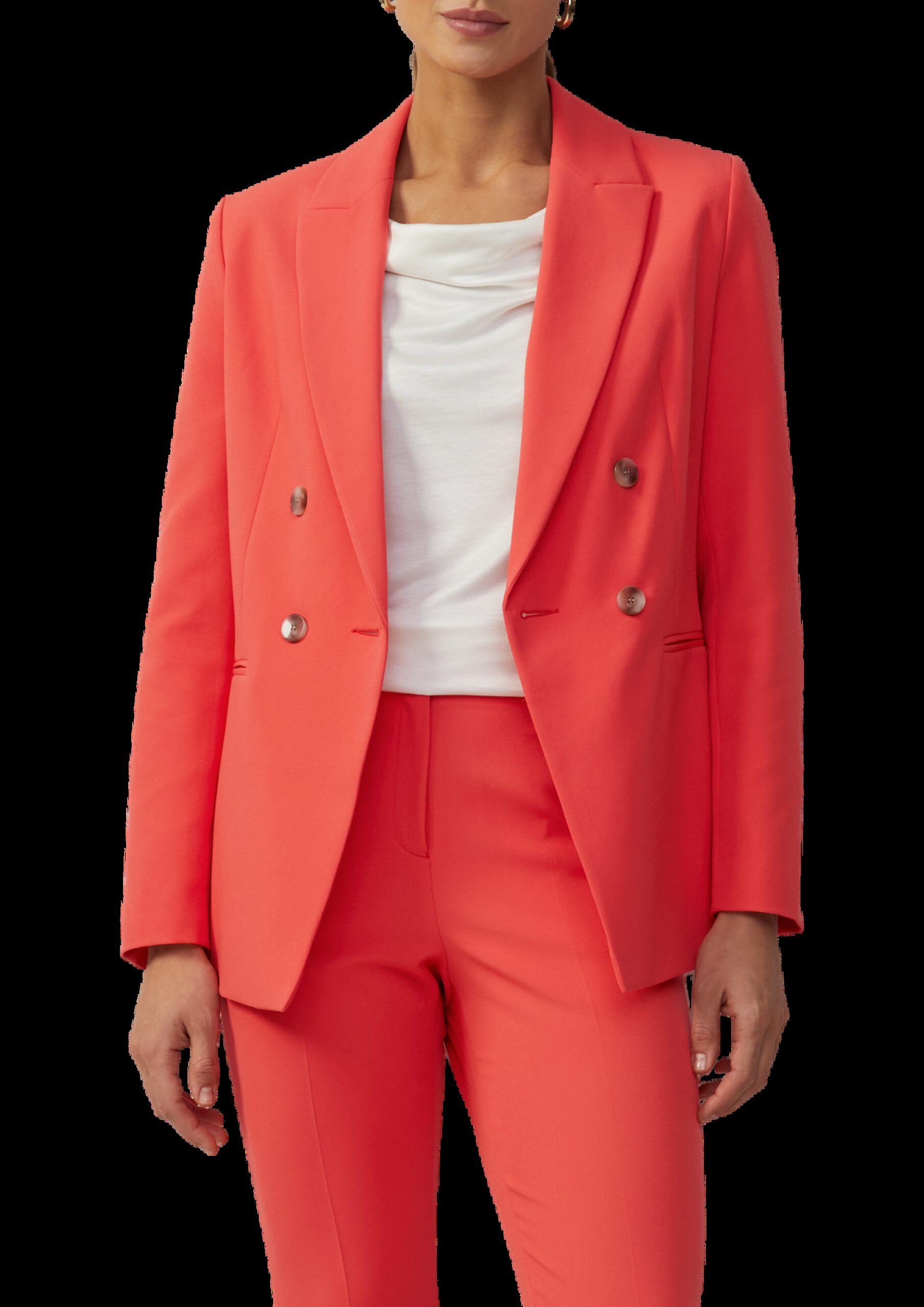 Blazer mit Reverskragen im Slim Fit