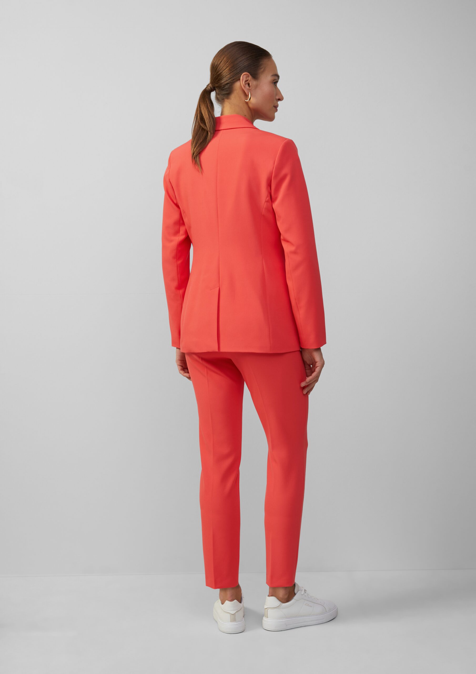 Blazer mit Reverskragen im Slim Fit