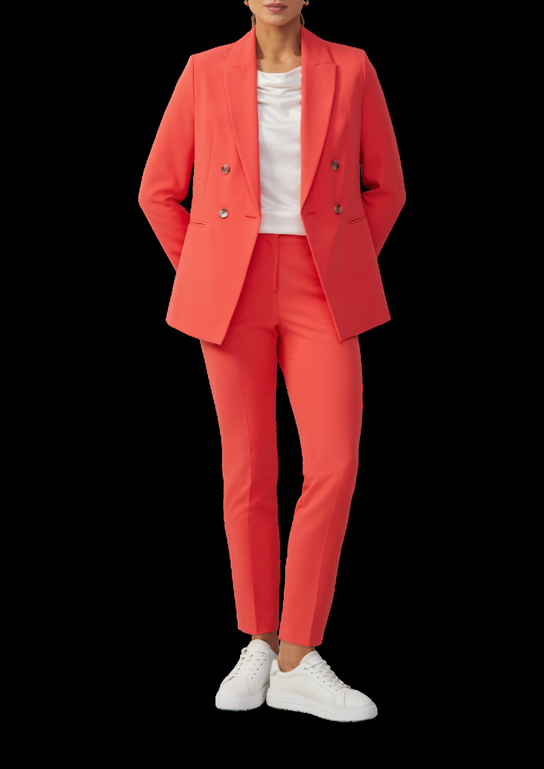 Blazer mit Reverskragen im Slim Fit