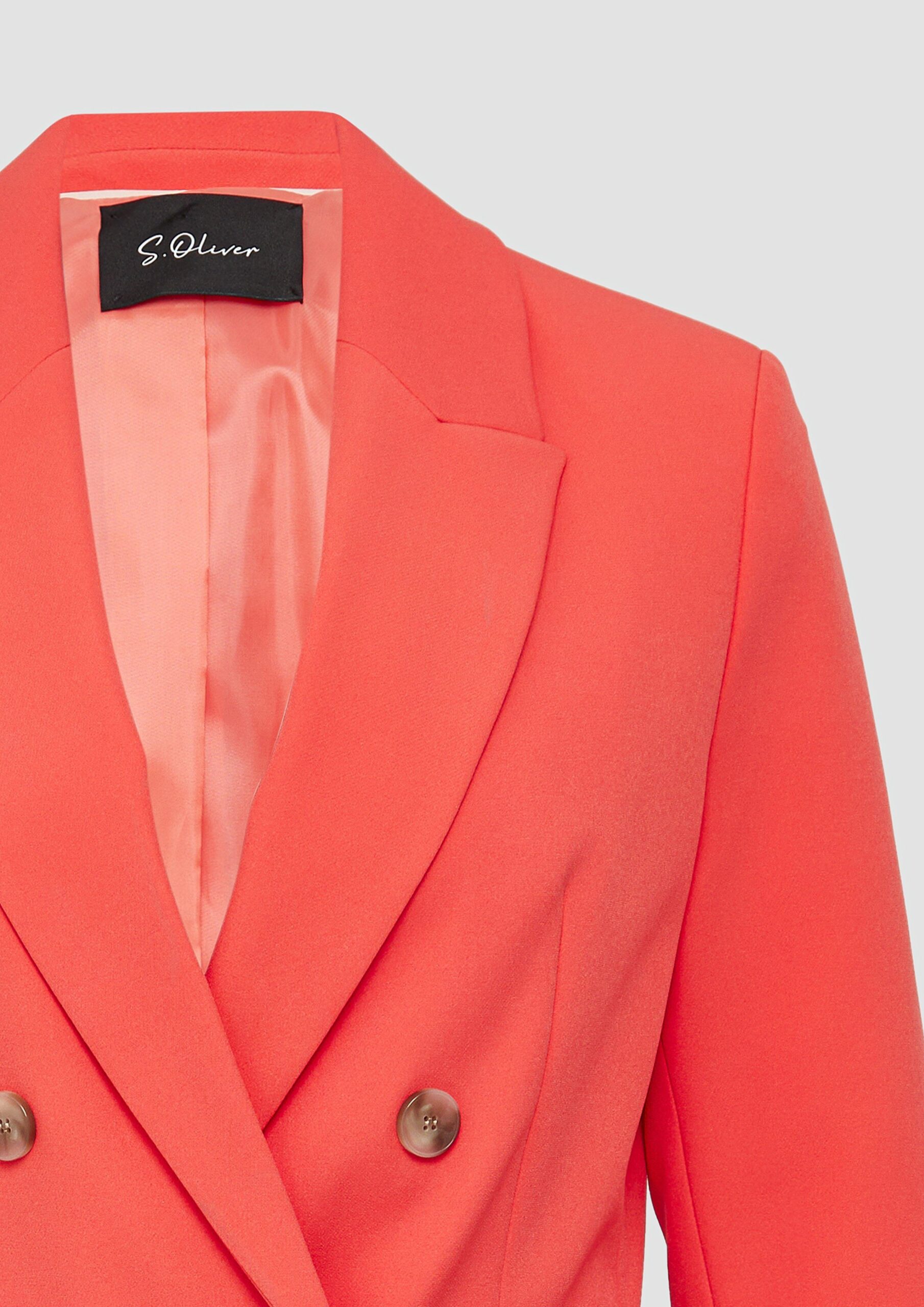 Blazer mit Reverskragen im Slim Fit