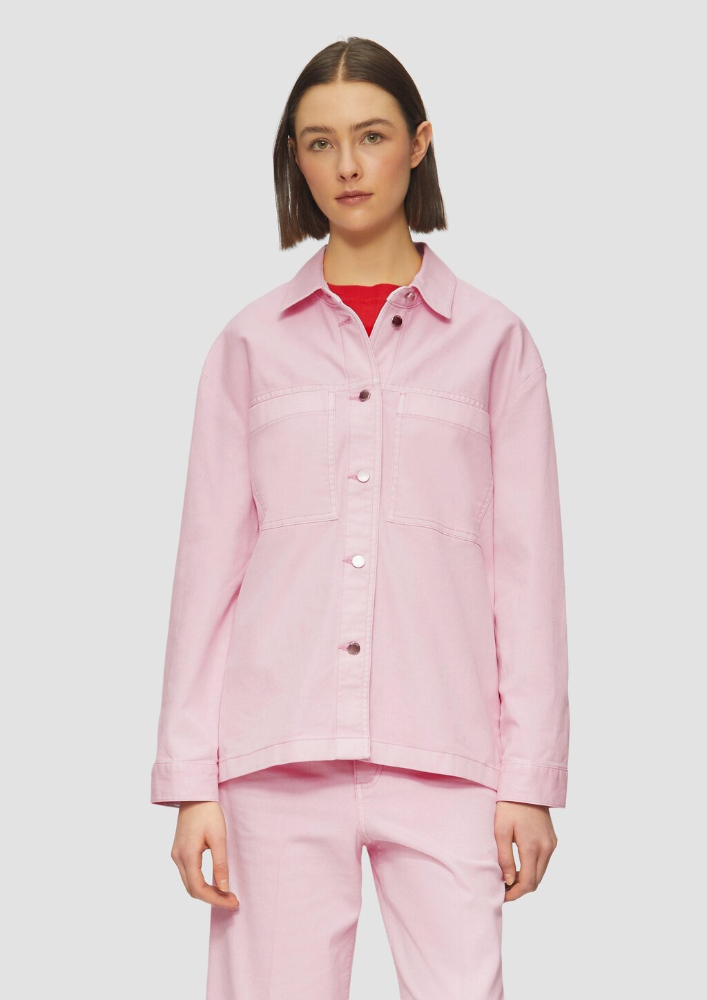 Overshirt aus Twill im Relaxed Fit