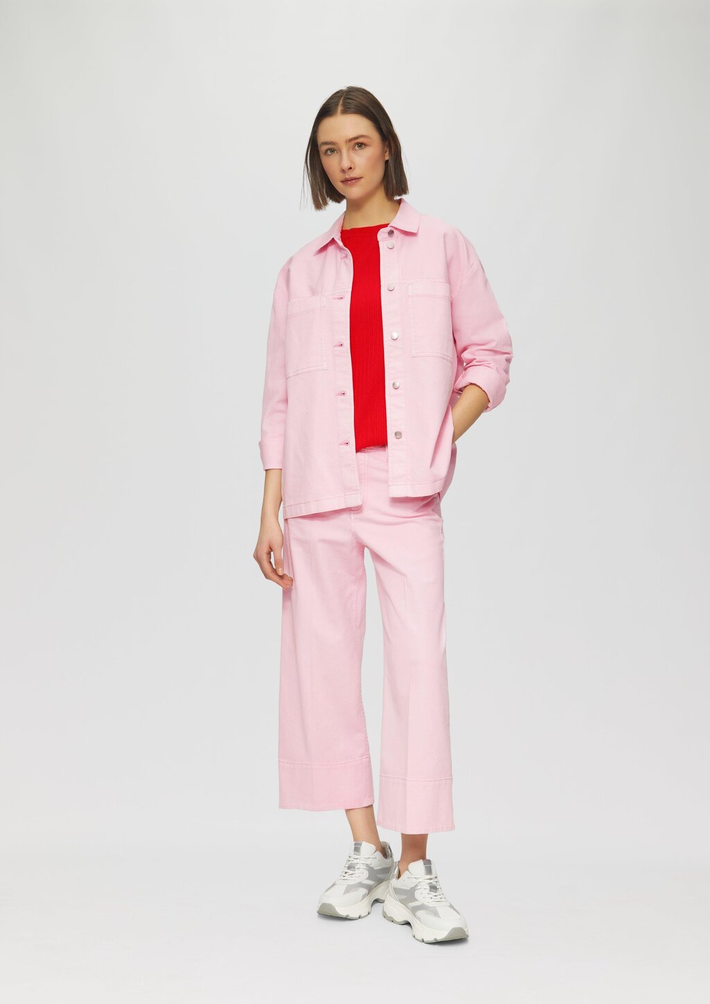 Overshirt aus Twill im Relaxed Fit