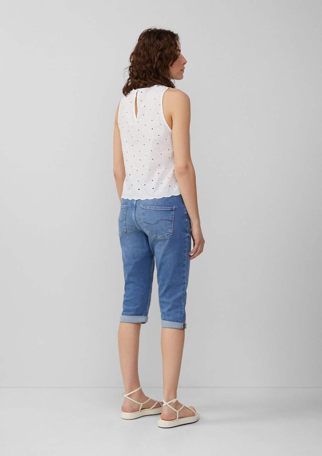 Jeans Catie / Slim Fit / Mid Rise / Capri Length