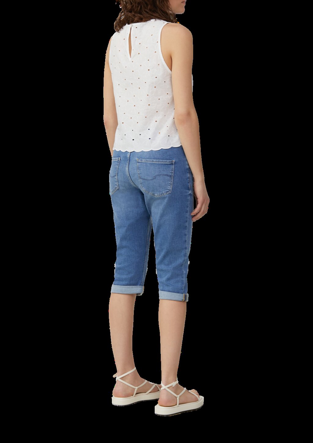 Jeans Catie / Slim Fit / Mid Rise / Capri Length