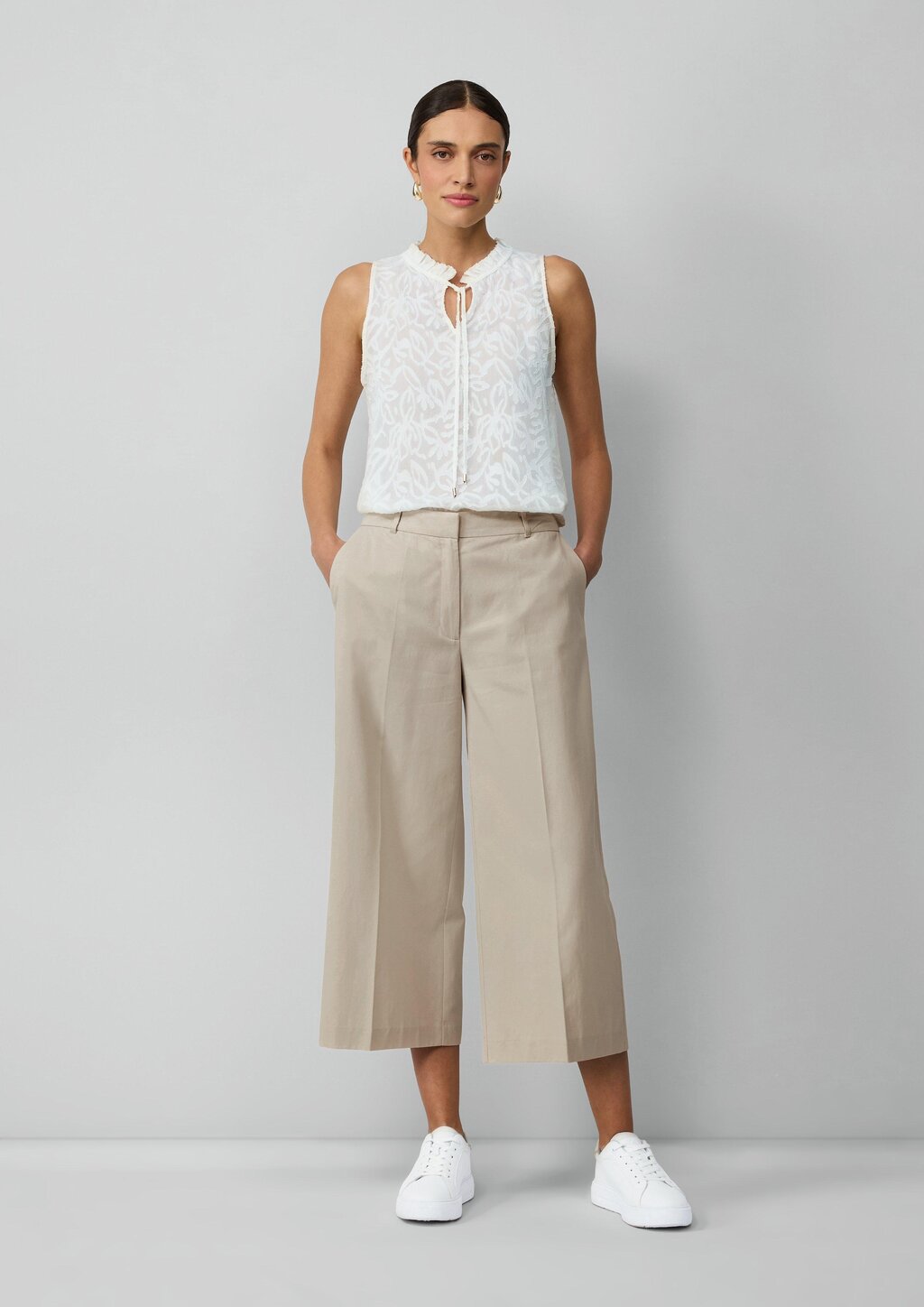 Culotte mit Wide Leg