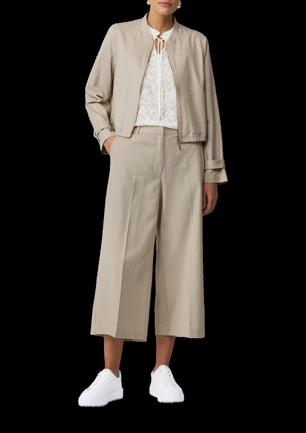 Culotte mit Wide Leg