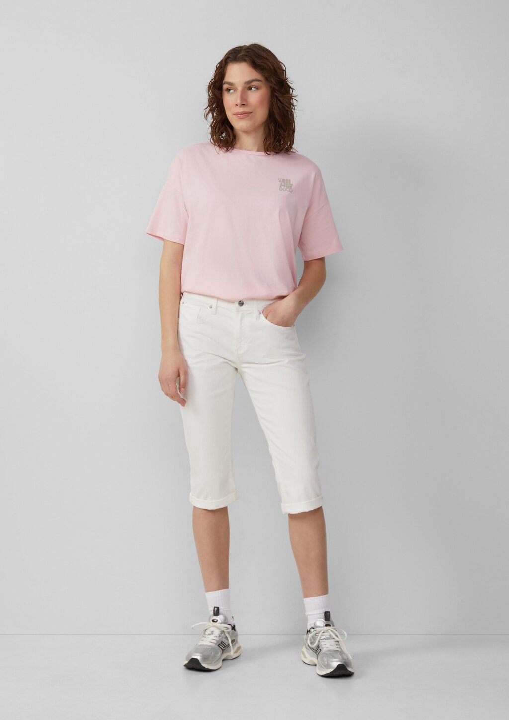 Jeans Catie /Slim Fit / Mid Rise / Capri Length