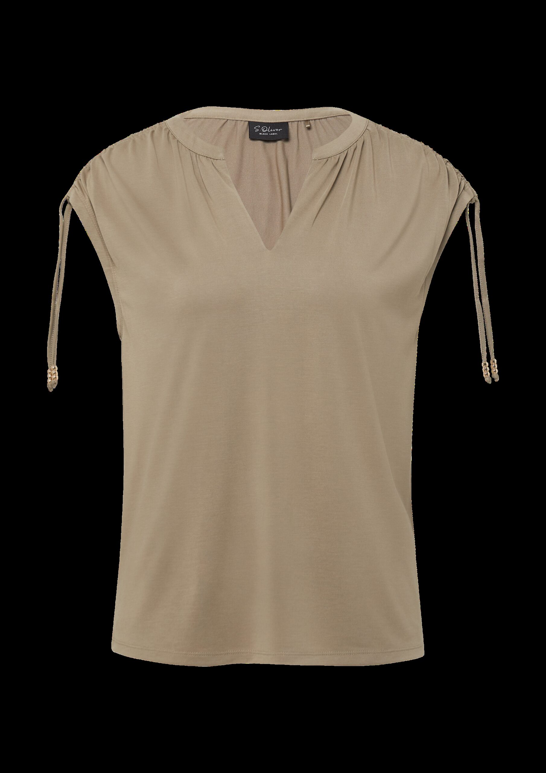 T-Shirt im Relaxed Fit mit Schulterraffung