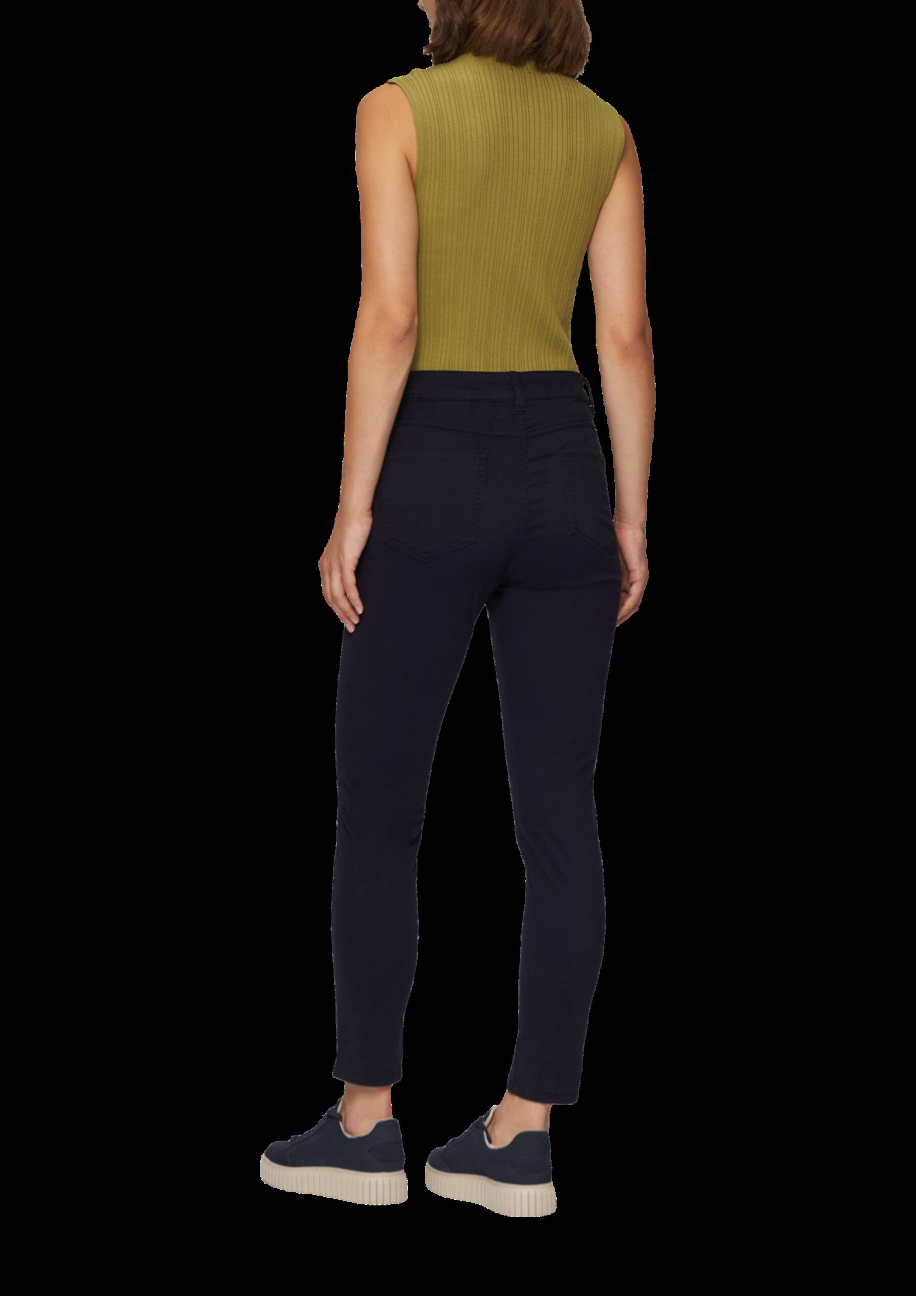 Ankle-Hose im Slim Fit mit mittelhohem Bund