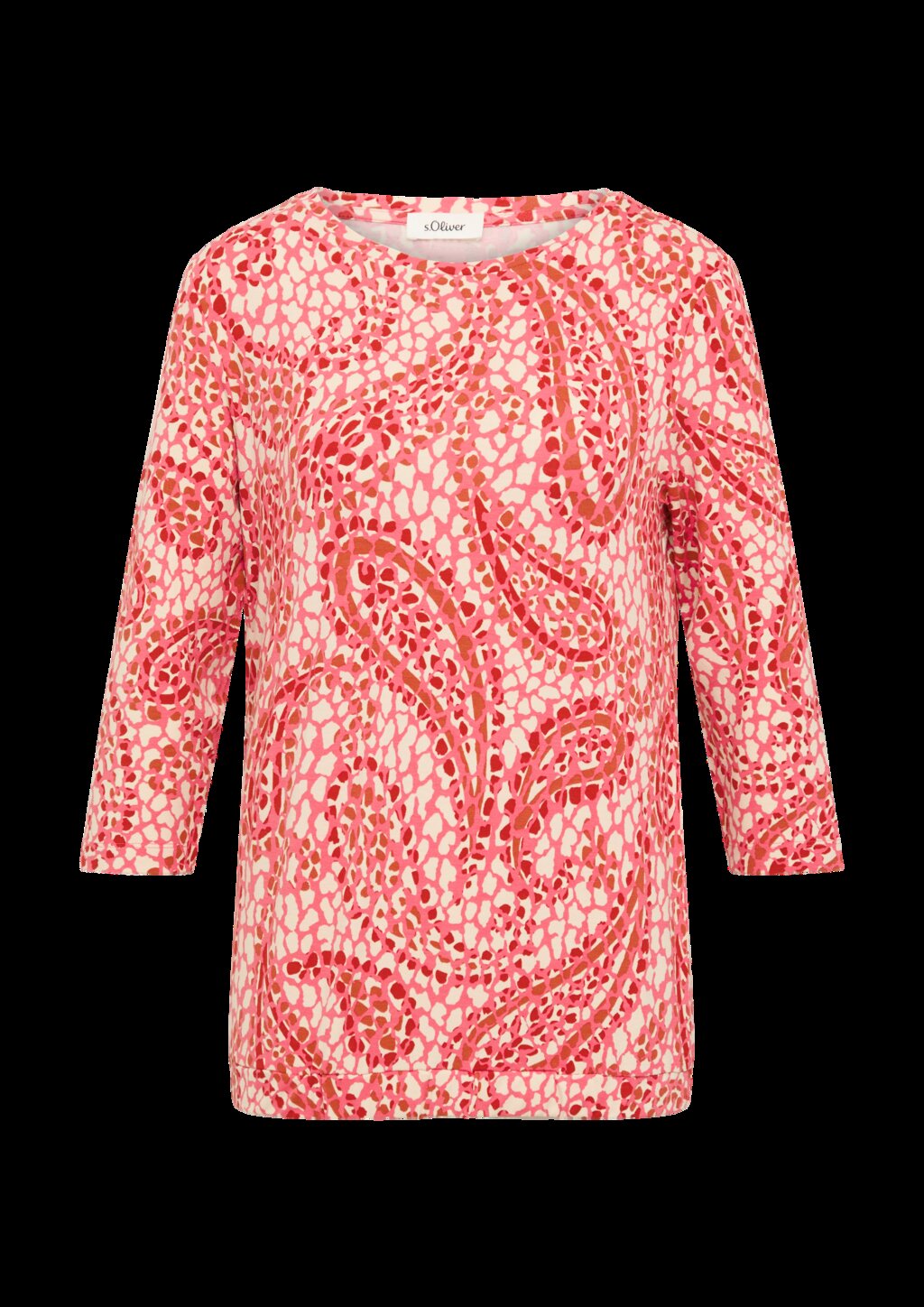 Shirt aus Viskosestretch in O-Shape