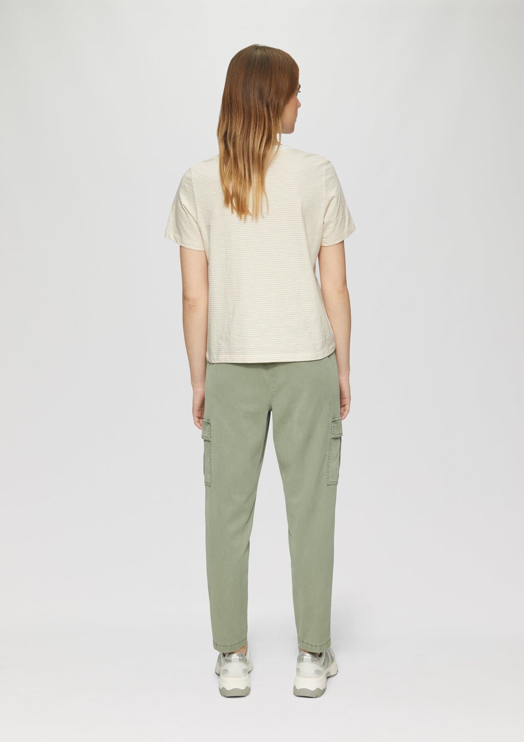 Streifenshirt mit Schmuckperlen