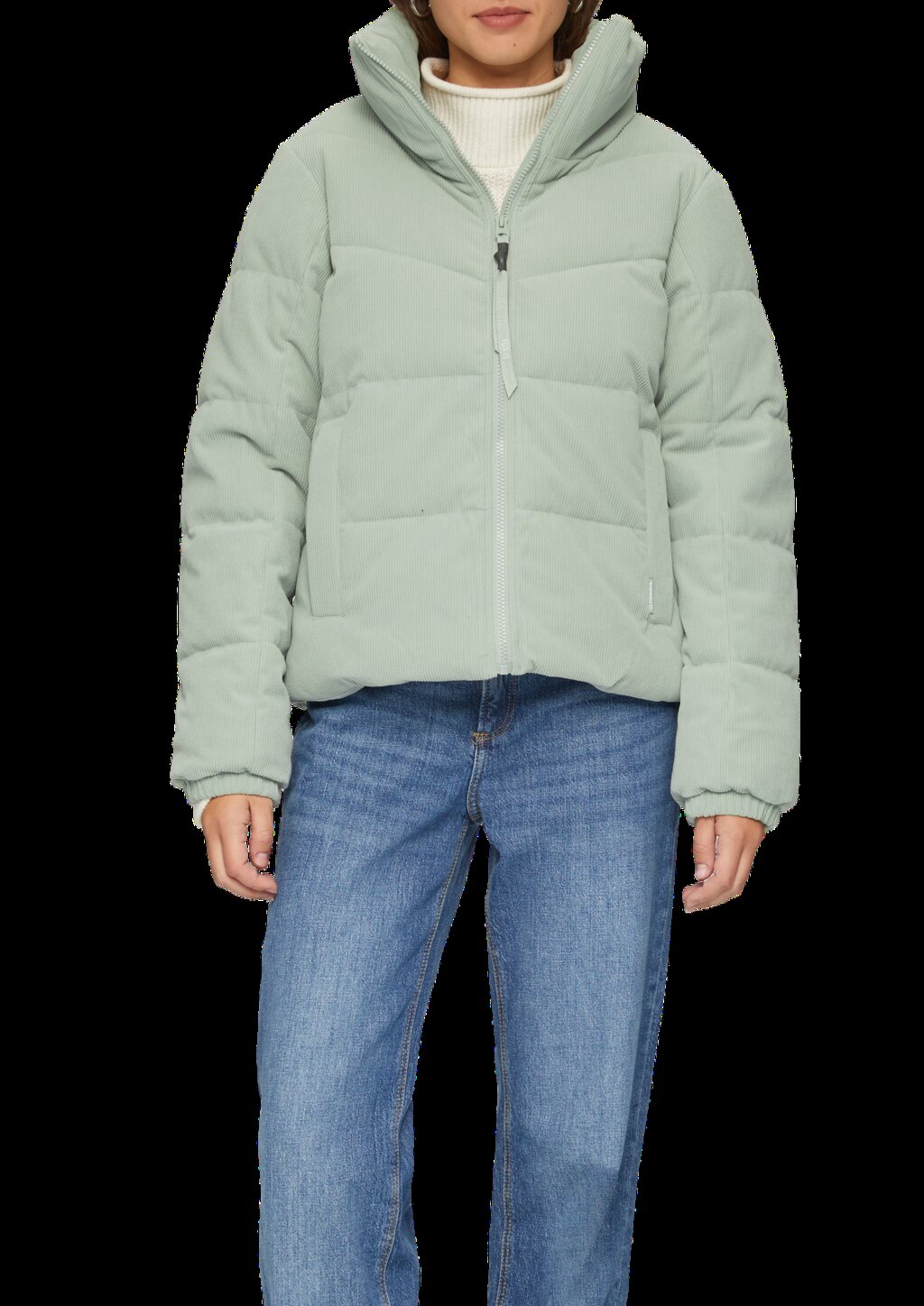 Wattierte Jacke aus Cord