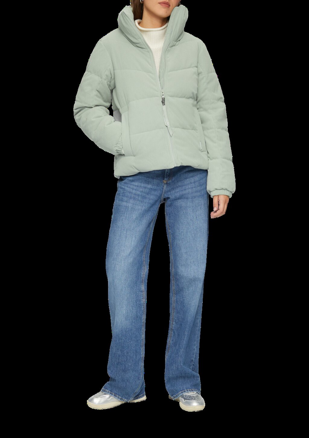 Wattierte Jacke aus Cord