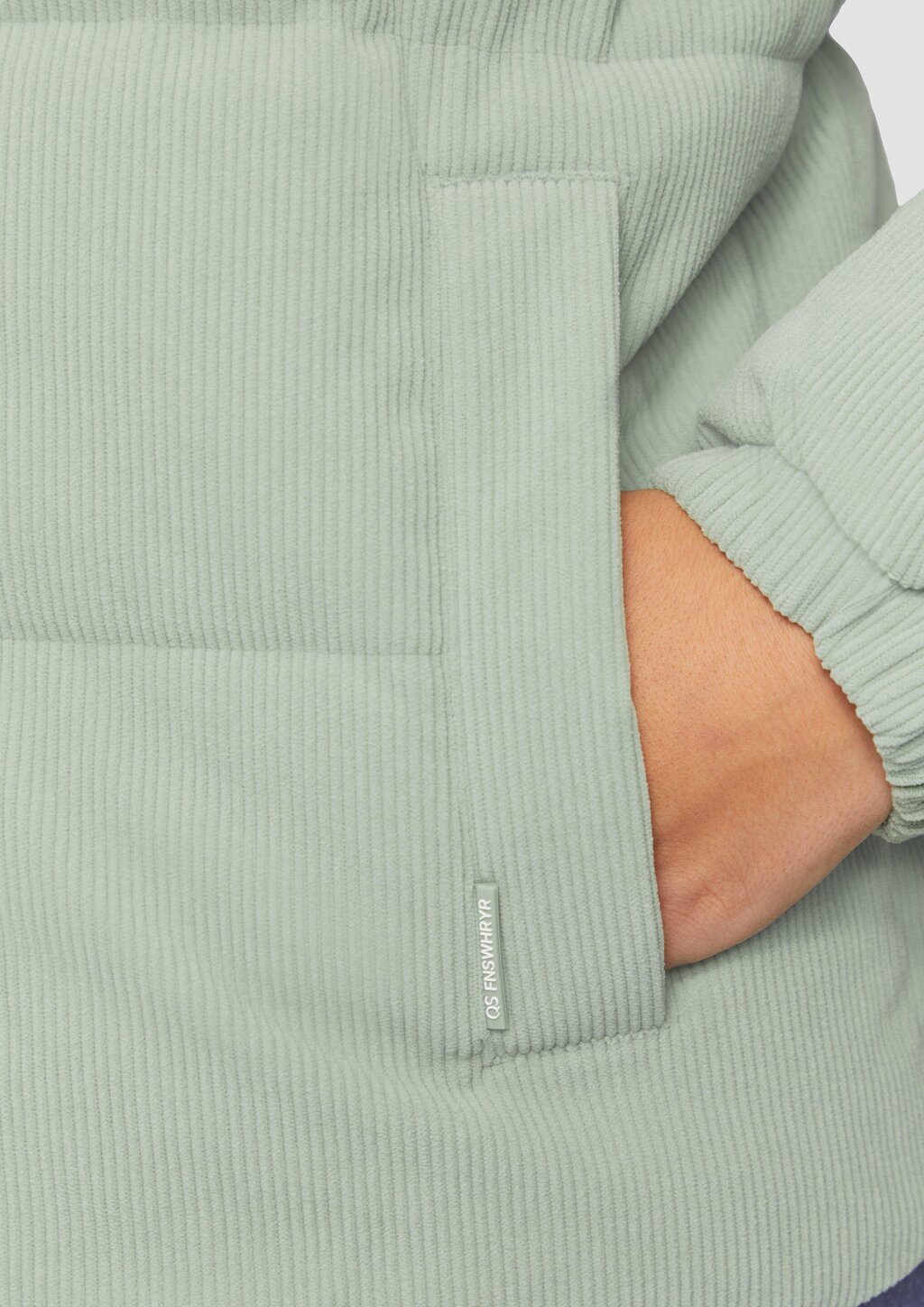 Wattierte Jacke aus Cord