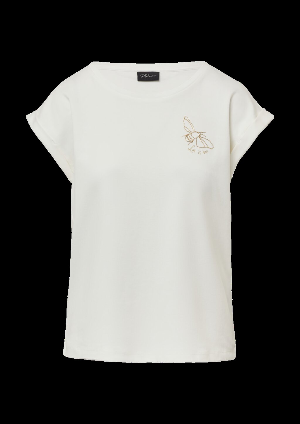 Shirt aus Interlockjersey mit Motivprint