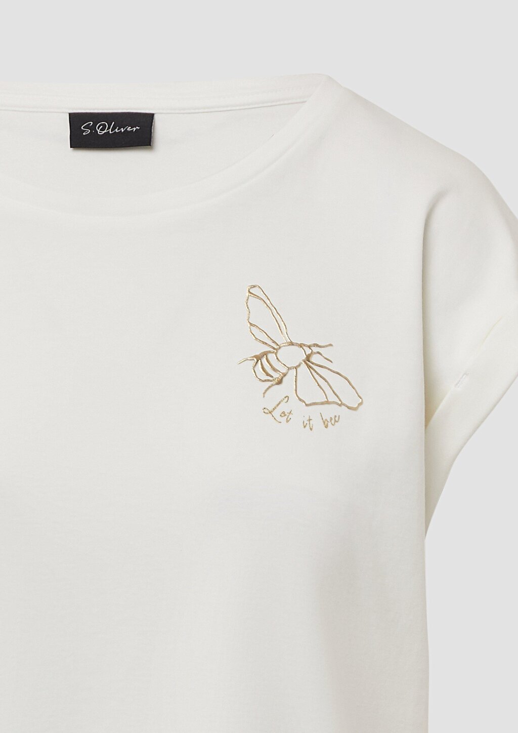 Shirt aus Interlockjersey mit Motivprint