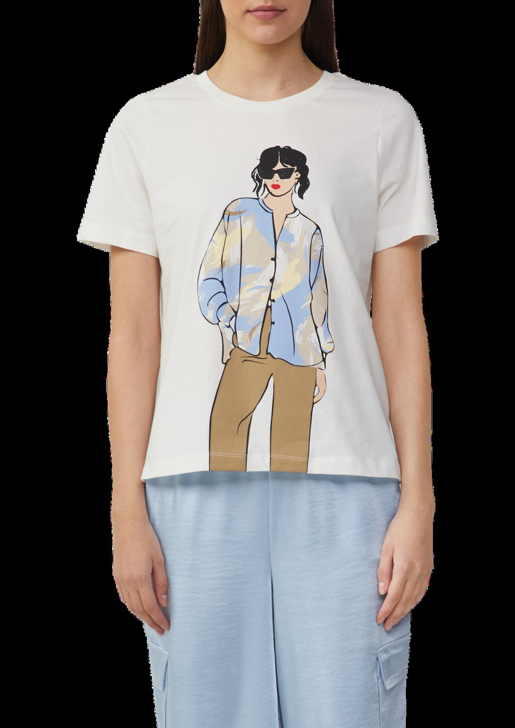 Jerseyshirt im Relaxed Fit mit Effekt-Artwork