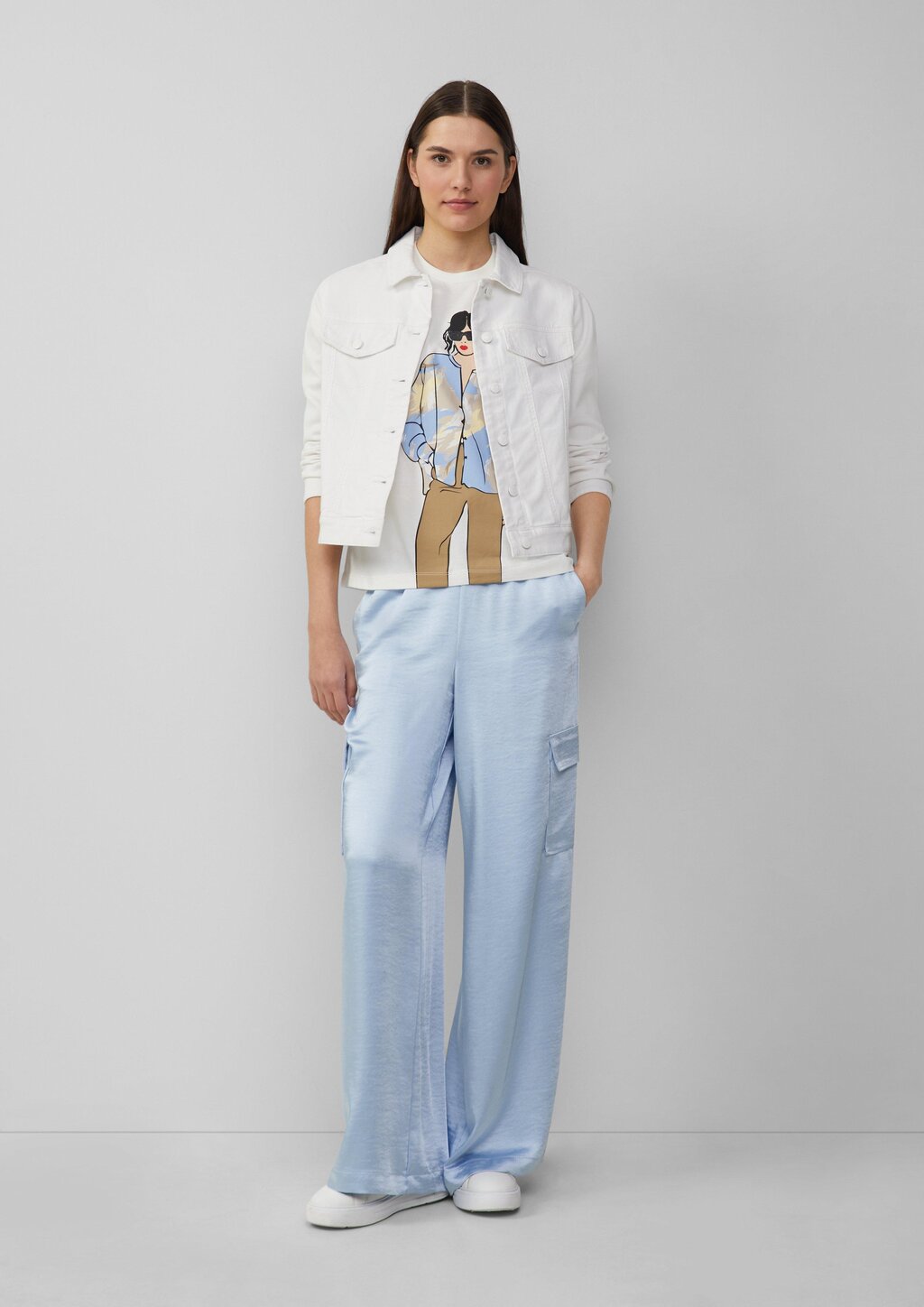 Jerseyshirt im Relaxed Fit mit Effekt-Artwork