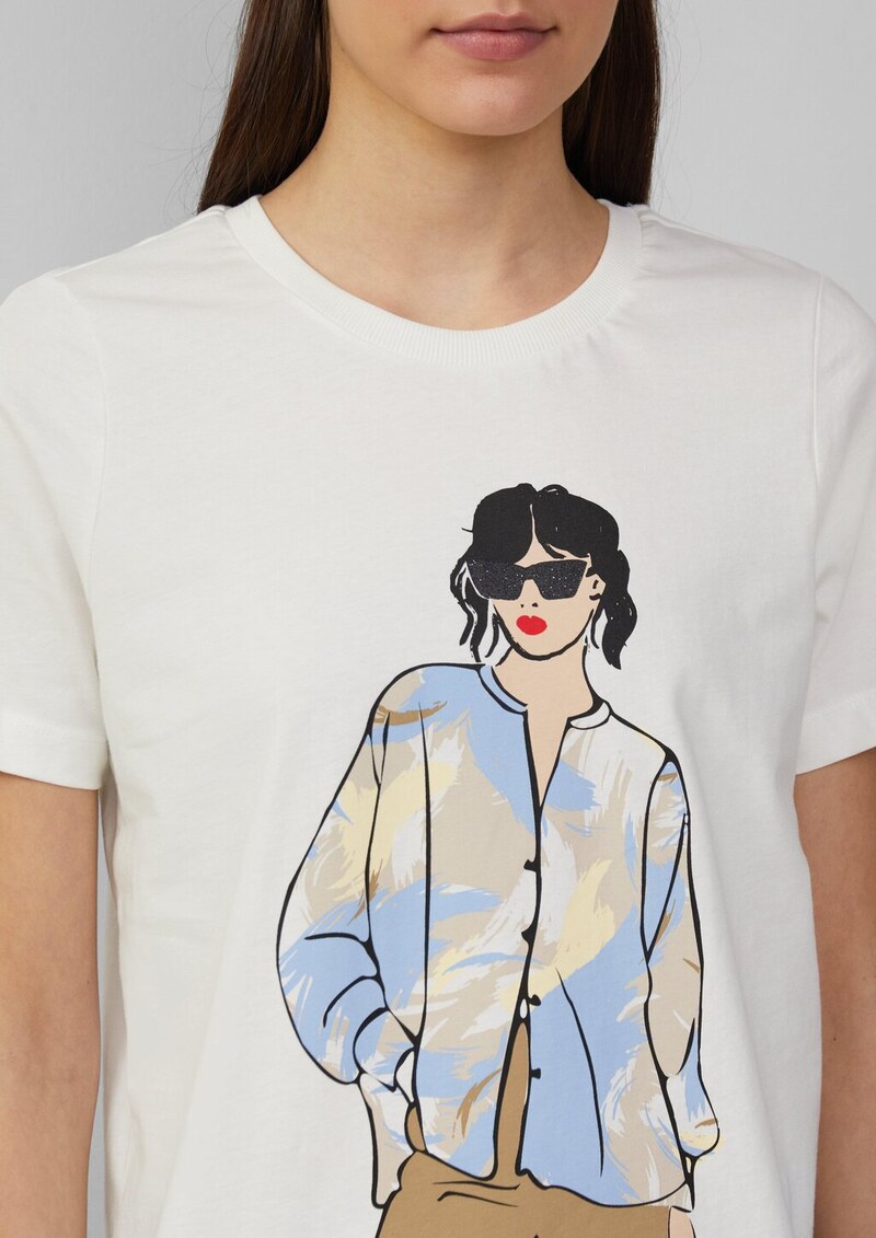 Jerseyshirt im Relaxed Fit mit Effekt-Artwork