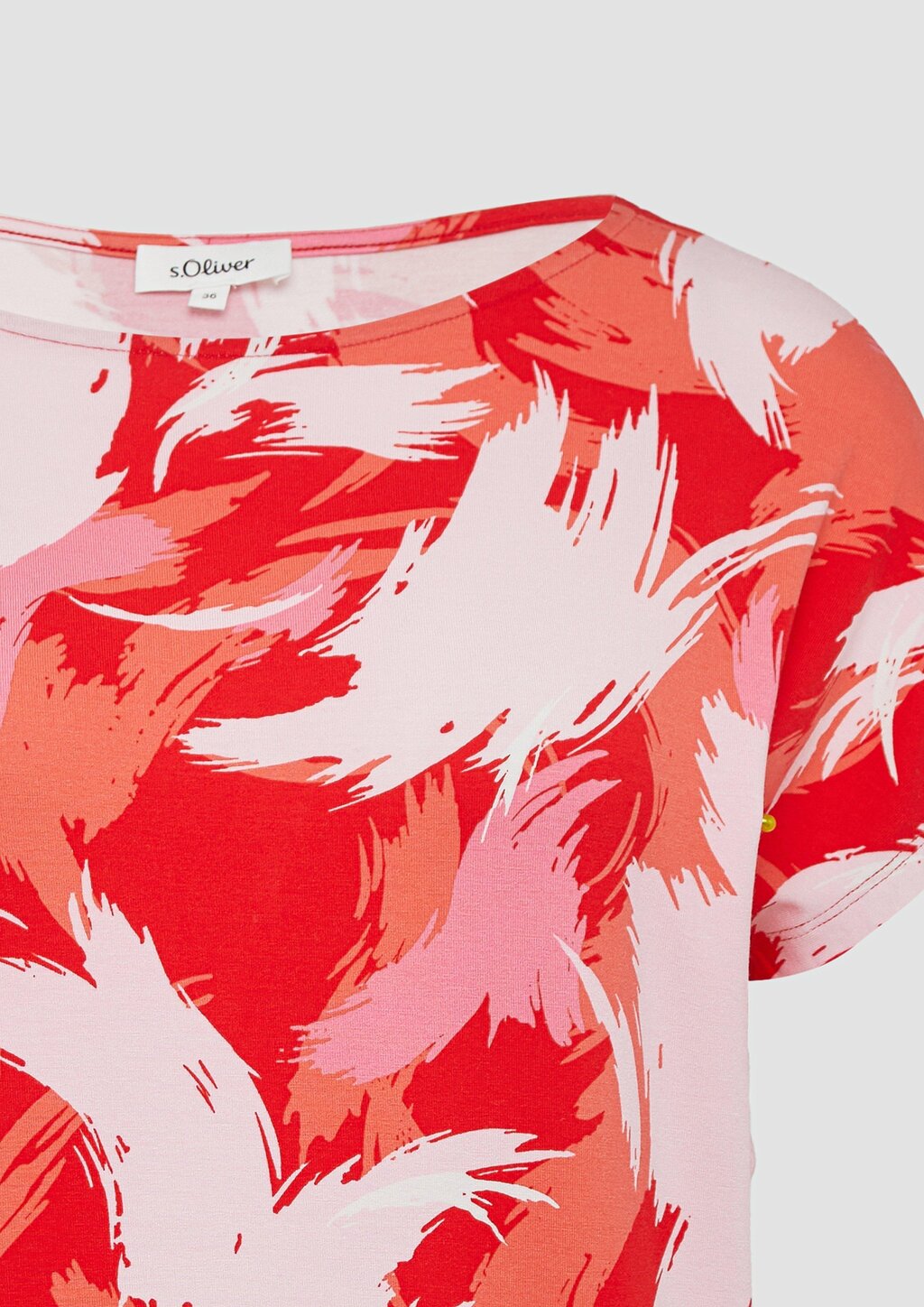 Viskosemix-T-Shirt im Relaxed Fit