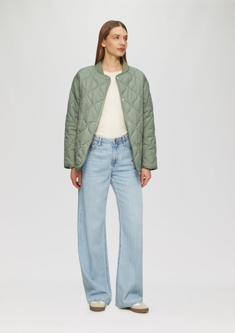 Baumwoll-Longsleeve im Slim Fit