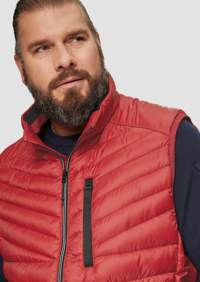 Sportive Steppweste mit Kontrastdetails | 360° Circular Vision