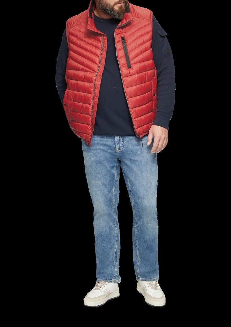 Sportive Steppweste mit Kontrastdetails | 360° Circular Vision