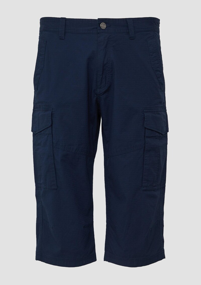 File: Strukturierte Bermuda im Relaxed Fit in 3/4-Länge