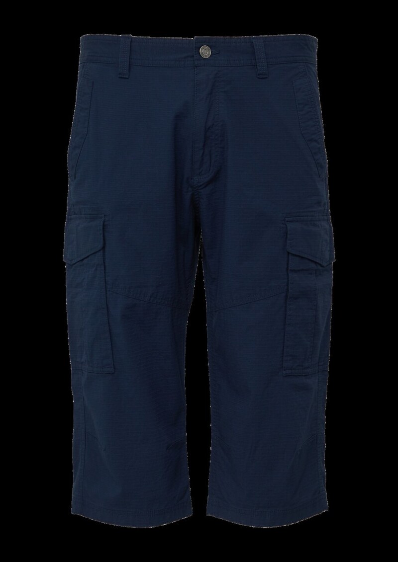 File: Strukturierte Bermuda im Relaxed Fit in 3/4-Länge