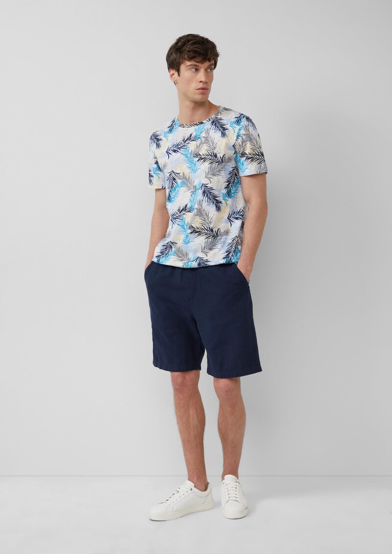 Detroit: Strukturierte Bermuda im Relaxed Fit