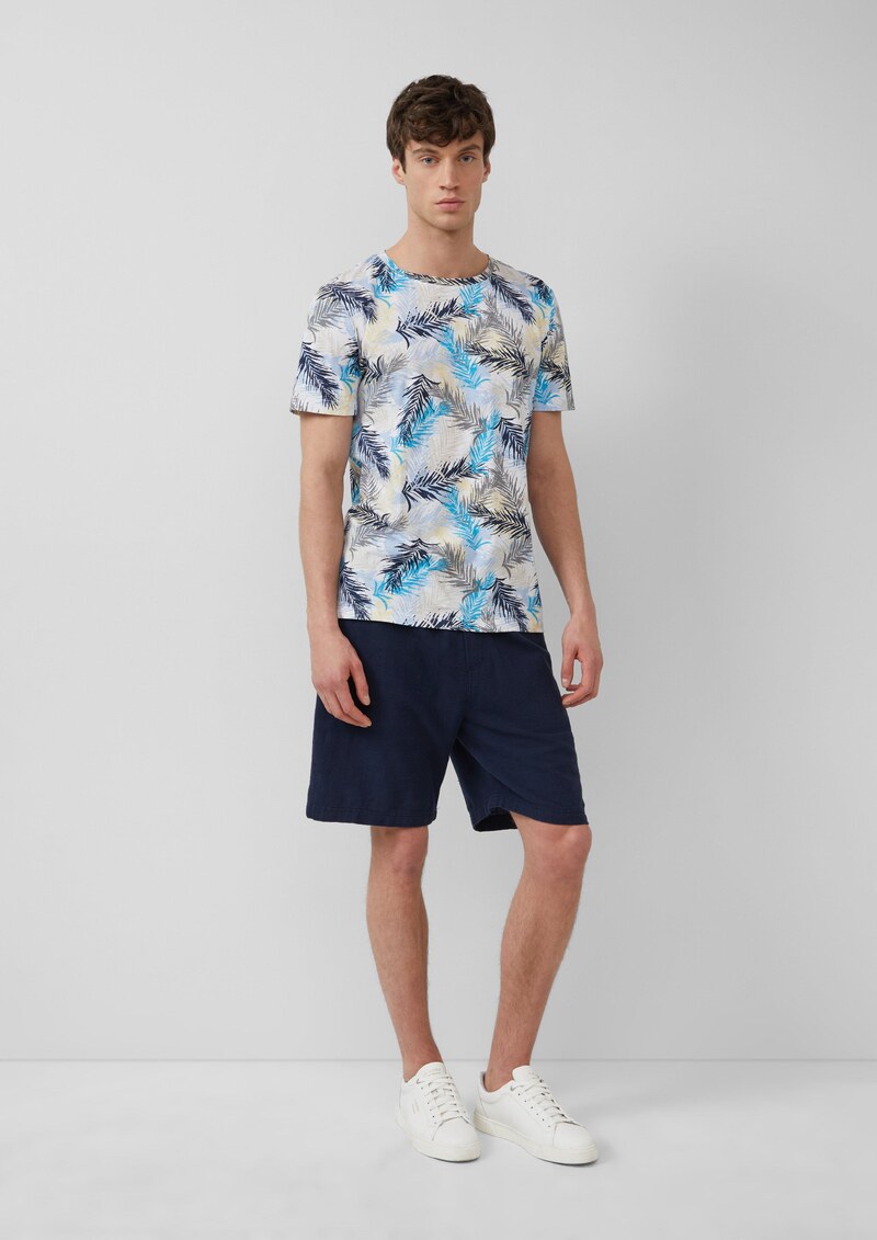 Detroit: Strukturierte Bermuda im Relaxed Fit