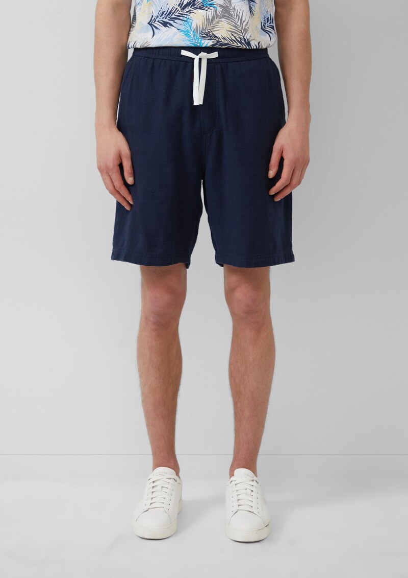 Detroit: Strukturierte Bermuda im Relaxed Fit