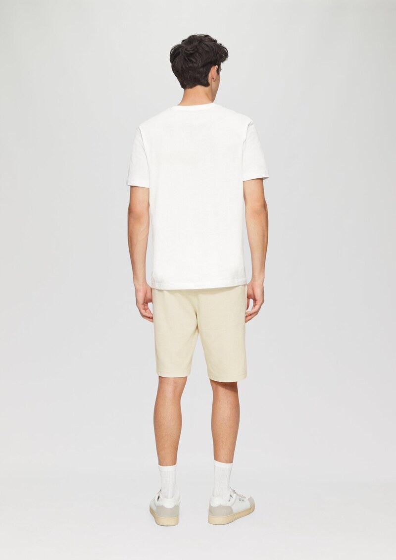 Detroit: Strukturierte Sweat-Bermuda im Relaxed Fit