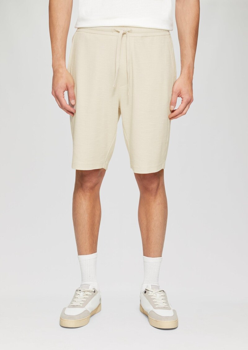 Detroit: Strukturierte Sweat-Bermuda im Relaxed Fit