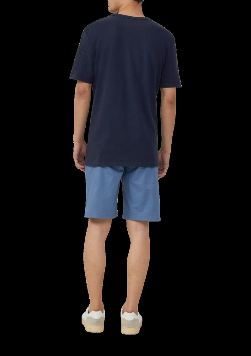 T-Shirt aus Piqué mit Ärmeltasche