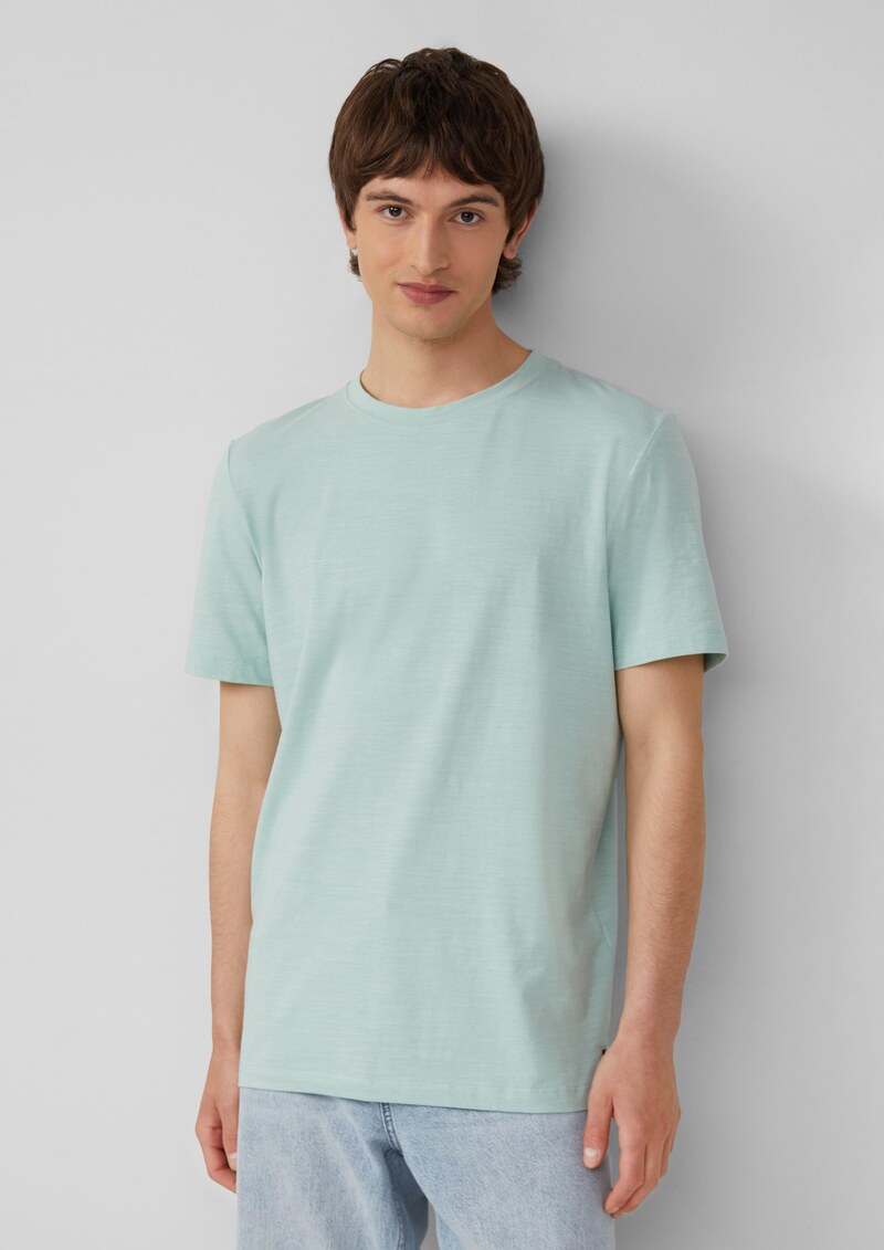 Meliertes T-Shirt aus Baumwollmix