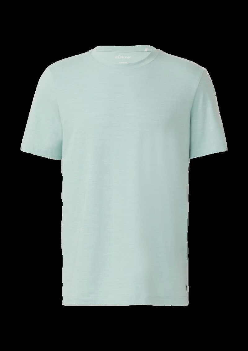 Meliertes T-Shirt aus Baumwollmix