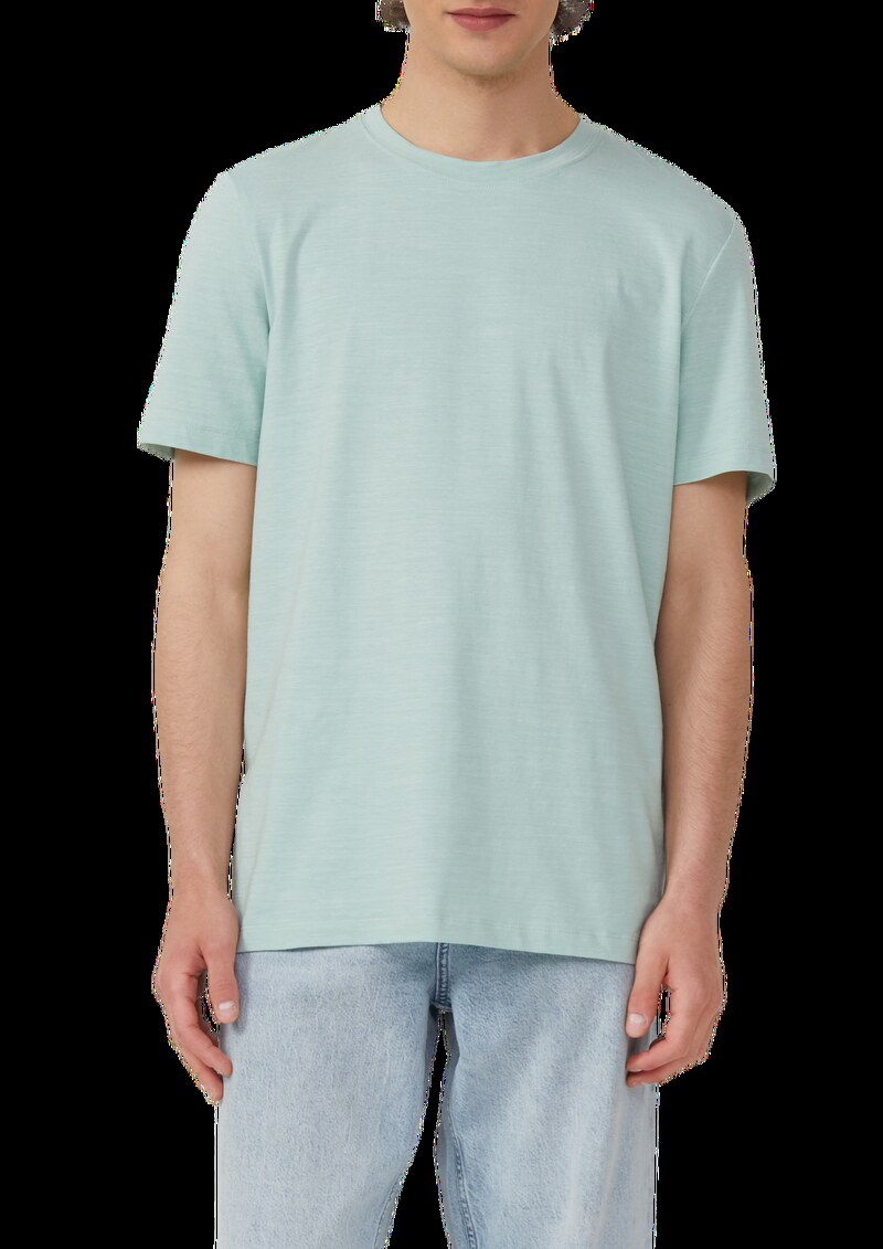 Meliertes T-Shirt aus Baumwollmix