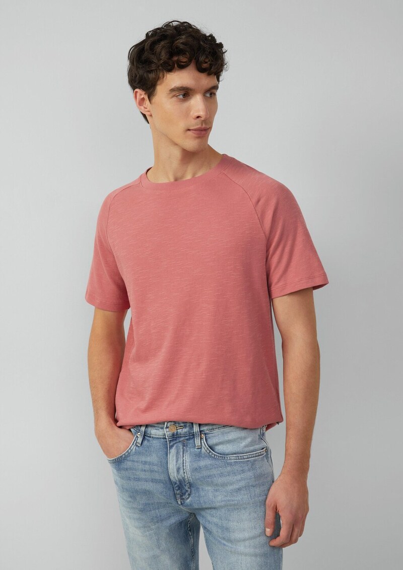 Raglan-Shirt mit Flammgarnstruktur