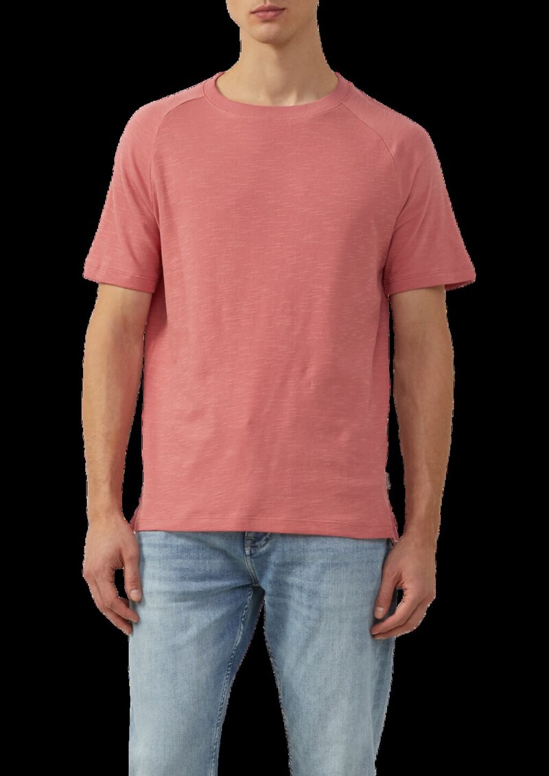 Raglan-Shirt mit Flammgarnstruktur